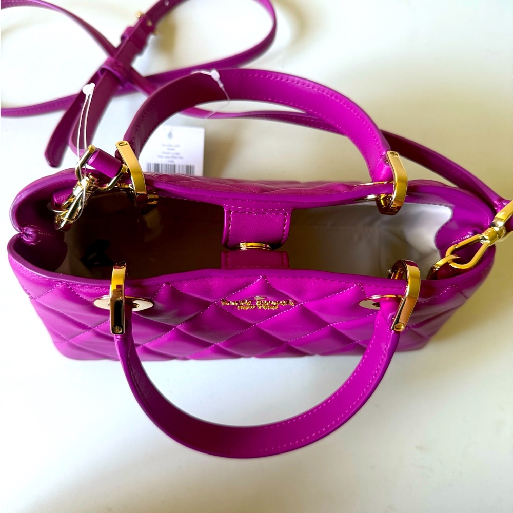 Kate Spade Magenta Quilted Purse w/Gold hardware - Picture 8 of 14